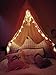 HEARTNICE Girls Bed Canopy Reading Nook Tent Dome Mosquito Net Hanging Decoration Indoor Game House for Baby Kids