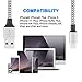 Besiva iPhone Cable, 4Pack 3FT 6FT 6FT 10FT Nylon Braided 8 Pin iPhone Lightning Cable to USB Charger Compatible with iPhone X, iPhone 8/8 Plus/7/7 Plus/6s/6s Plus/6/6 Plus/iPad
