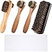 5 Pieces Shoe Brush Kit Polish Applicator for Shoes Leather (Style 1)