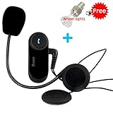 Buyee Bt Interphone Bluetooth Motorbike Motorcycle Helmet Intercom Headset 800m Rider to Pillion