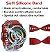 ANCOOL Compatible with Fenix 5S/6S/7S Bands 20mm Easy Fit Silicone Watch Bands Replacement for Fenix 8 43mm/5S Plus/6S Pro/D2 Delta S Smartwatches(Red)