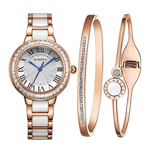Bracelet Set Amazon Online Watch For Girl Rose Gold Bracelet Watch