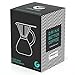 Coffee Gator Pour Over Coffee Maker - 27oz High Heat Borosilicate Glass with Reusable Stainless Steel Filter, Drip Coffee Brewer Dripper Set Carafe, 800ml Clear