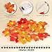 muscccm String Lights Maple Leaf Light Twinkle Hanging Lighting Decorations for Indoor Outdoor Garden Halloween Thanksgiving Christmas Party Décor Gradient Color(20 Lights)