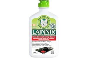 Glass Ceramic Cooktop Cleaner, 365g, Lavender Scent, 94.3 Percent Natural, Non Hazardous, Removes Burned On Spills, All Model