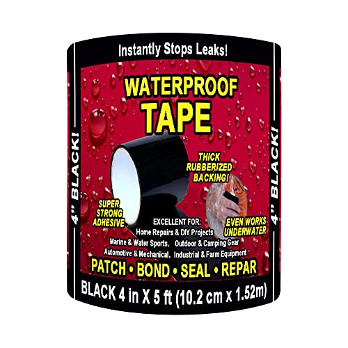Waterproof Patch & Seal Tape - 4" X 13 Ft UV Protective Repair Tape