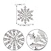 EVER FAITH Women's Austrian Crystal Winter Snowflake Brooch Clear Silver-Tone