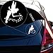 Yoonek Graphics Fairy Decal Sticker for Car Window, Laptop, Motorcycle, Walls, Mirror and More. # 539 (6