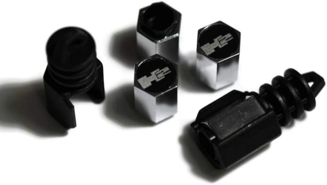 Elite Automotive Anti Theft ABS Tire Valve Caps for H2 Chrome - 603-0053