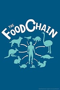 The Food Chain People Eat Everything Humor Cool Wall Decor Art Print Poster 12x18