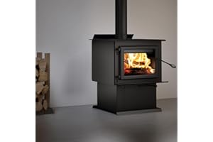 Century Heating FW3500 Wood Burning Stove on Pedestal - EPA Certified - 3,500 sq. ft. - 110,000 BTU/h - Model #CB00024 - Made