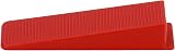 QWORK 100Pcs Reusable Tile Leveling Wedges for Wall Floor Spacing Tool Plastic view 2