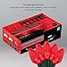Wintergreen Lighting 25 C7 Red LED Christmas Lights, 17 Ft – Indoor Outdoor Red C7 String Lights for Christmas, Valentine’s Day, and Party Decor