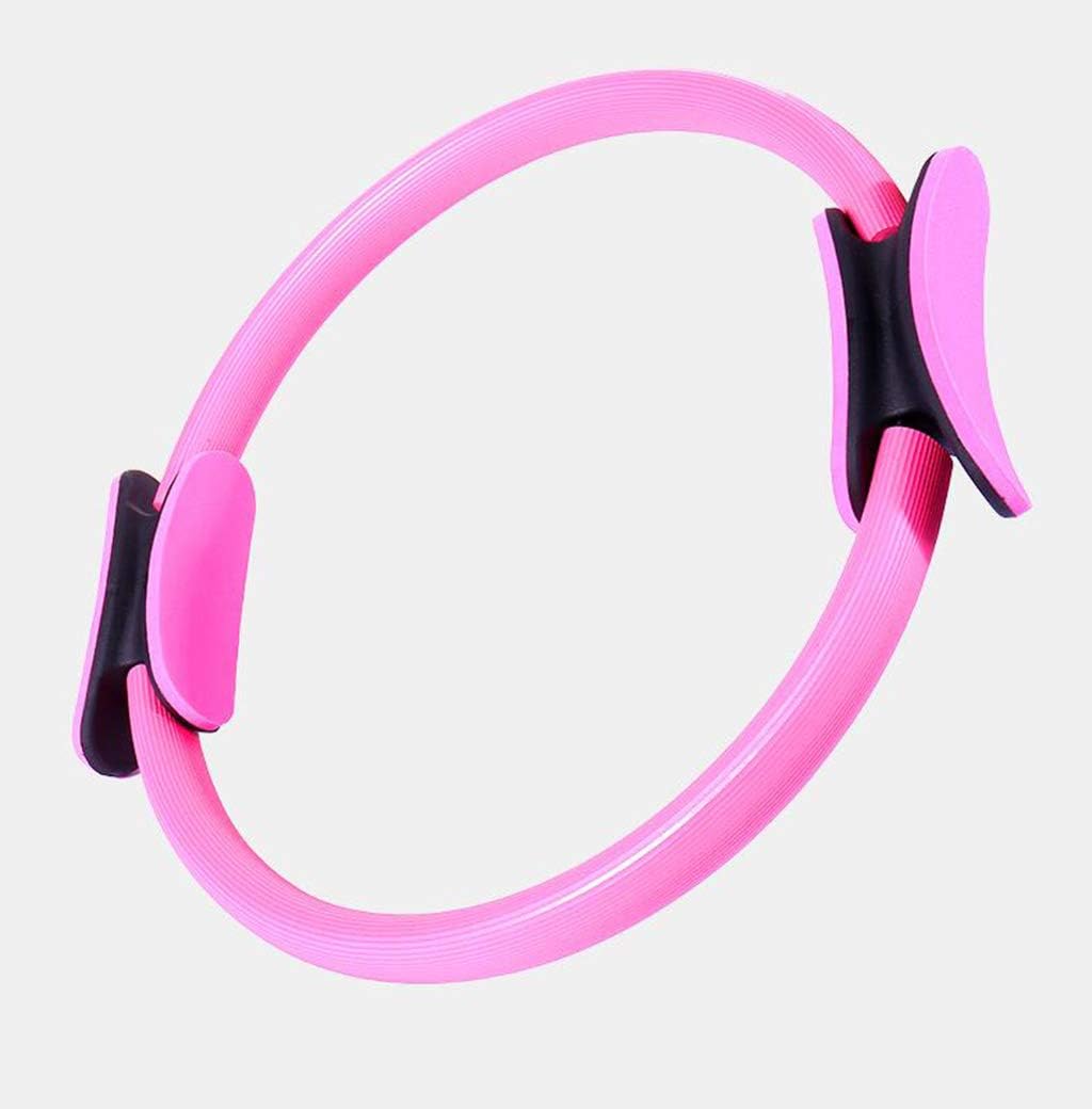 Amazon Co Jp ピラティスリング ピラティスリング ふくらはぎマッサージ 弾力性 最高のヨガ機器 最高の製品 Pink ホーム キッチン