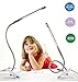 Topwell LED Eye-Care Clip Desk Lamp,Flexible Sturdy Gooseneck Desk Light,3 Modes Dimmable Table Lamp,6W,360°USB Light+a Adapter(Included),for Reading,Study,in College,Domitory,Bedroom