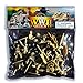 Sunjade 1/32 WWII German Afrika Corps Plastic Figures (20 Tan) (Bagged)