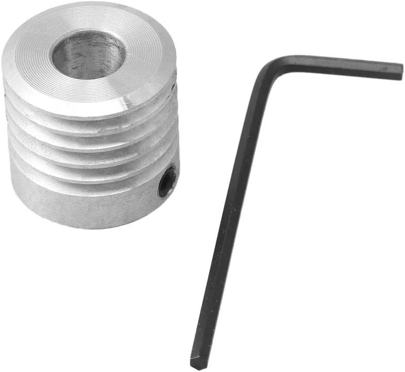 Aluminum MultiRibbed Belt Pulley VBelt Pulley OD 20mm Silver (Inner Hole 8mm) Amazon.ca