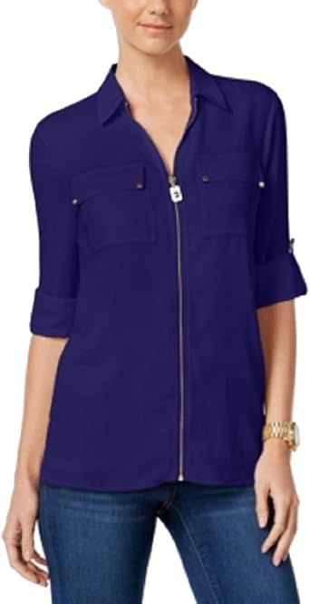 michael kors zipper shirt