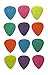 Ukulele Picks, BoloPick Felt Uke Pick, 12 Piece Original Recipe Felt Guitar Picks in Multi Colors for Ukulele, Guitar, Bass, Autoharp, Banjo