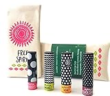 Apivita Lip Care Collection - Black Current, Honey, Pomegranate, Chamomile + Free Lip CASE