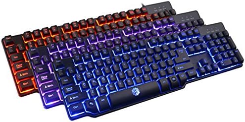 GamutTek™ Gaming Keyboard, USB Wired Mechanical Feel LED Gaming Keyboard (German layout)