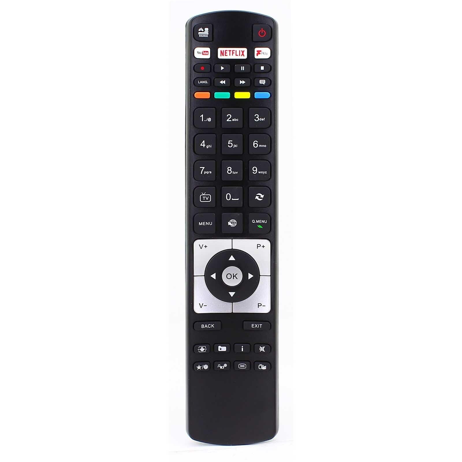 RC5118 Sub RM-C3238 New Replacement Remote Control fit for Telefunken TV L55U300N4CW XH32A301 SOMNIA32DESM15 SUPRA50E TE55292G37Z2P TFA55269UHD18WS TFLU4317UHD31B XF32D401-W XF55A401