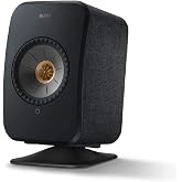 KEF P1 Desk Pad Stand for LSX II LT Bookshelf Speakers (Pair), Black | Desktop Table Stand for LSX II LT KEF Speakers | High Quality Die-Cast aluminum | for use with LSX II &amp; LSX II LT