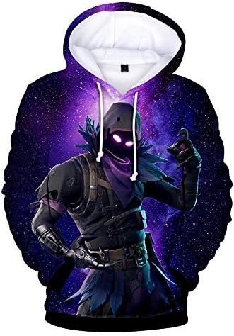 Fabby Unisex 3D Printed Hoodies Sweatshirt with Pockets