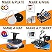 EOSAGA Heat Press 12×15 Heat Press Machine 5 in 1 Digital Multifunctional Sublimation Swing Away Heat Press for T Shirts Hat Mug Cap Plate (12