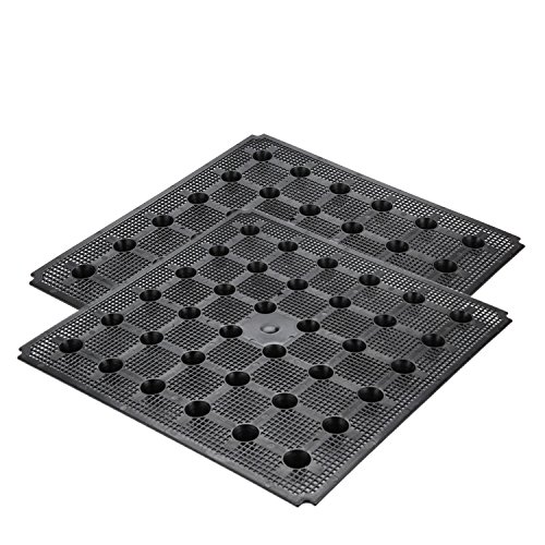 T4U Plastic Assemble Raised Elevated Garden Bed Component – Drainer, Pack of 2