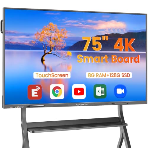 COOLHOOD 75" Smart Interactive Whiteboard Display