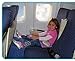 1st Class Kid XL Inflatable FootRest Leg Rest Travel Pillow; Kid Child Toddler Plane Bed, 1 Footstool with 1 Drawstring Bag. Ideal for Airplane, Car, Home, Office, RV, Camp, Car Pet Bed.