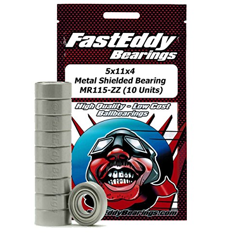 Traxxas 4611 Metal Shielded Replacement Sealed Ball Bearings for RC Cars 5x11x4 (10 Units)