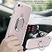 iPhone 7 Case / iPhone 8 Case with 360 Rotating Ring Grip Holder Kickstand Function Magnetic Base, Ultra Slim Thin Hard Scrub Cover with Shockproof Protective for Soft TPU iPhone 7/8/7S (Transparent)