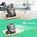 OMORC Mini USB Desk Fan, Rechargeable Portable Fan, Super Quiet with 55° Adjustable Angle, Table Cooling Fan for Office/Home/Study/Bedroom(Black)