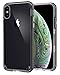 Spigen Neo Hybrid Crystal Designed for iPhone Xs Case (2018) - Gunmetal