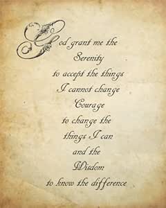 amazoncom serenity prayer poster print 16 x 20 prints posters