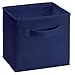 Closetmaid 1577 Cubeicals Mini Fabric Drawers, Blue, 2 Pack