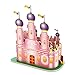 3D Puzzle Creative Handmade Assemble Jigsaw Toys Pink Princess Castle (35 Pieces)