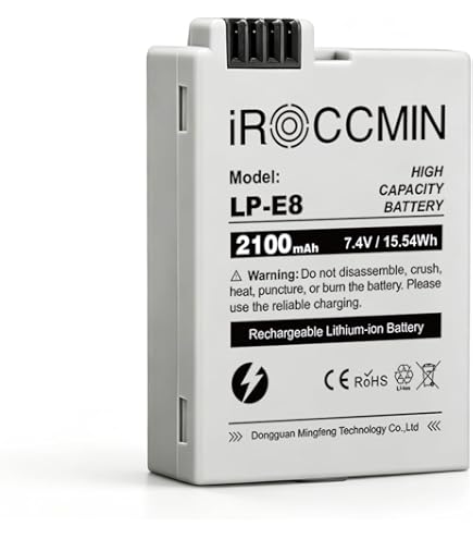 Amazon.com : VI VINTRONS 1120mAh Battery for Canon EOS Kiss X4