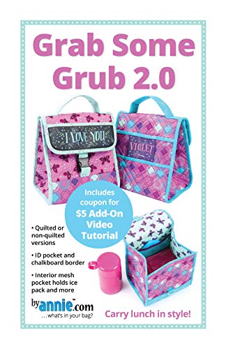 Annie Grab Some Grub 2.0 Pattern, White
