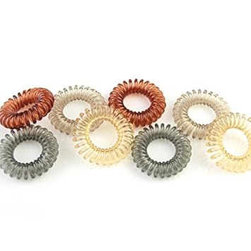 Pretti Ponytm Spiral No Crease Twist Hair Tie Shrink Back