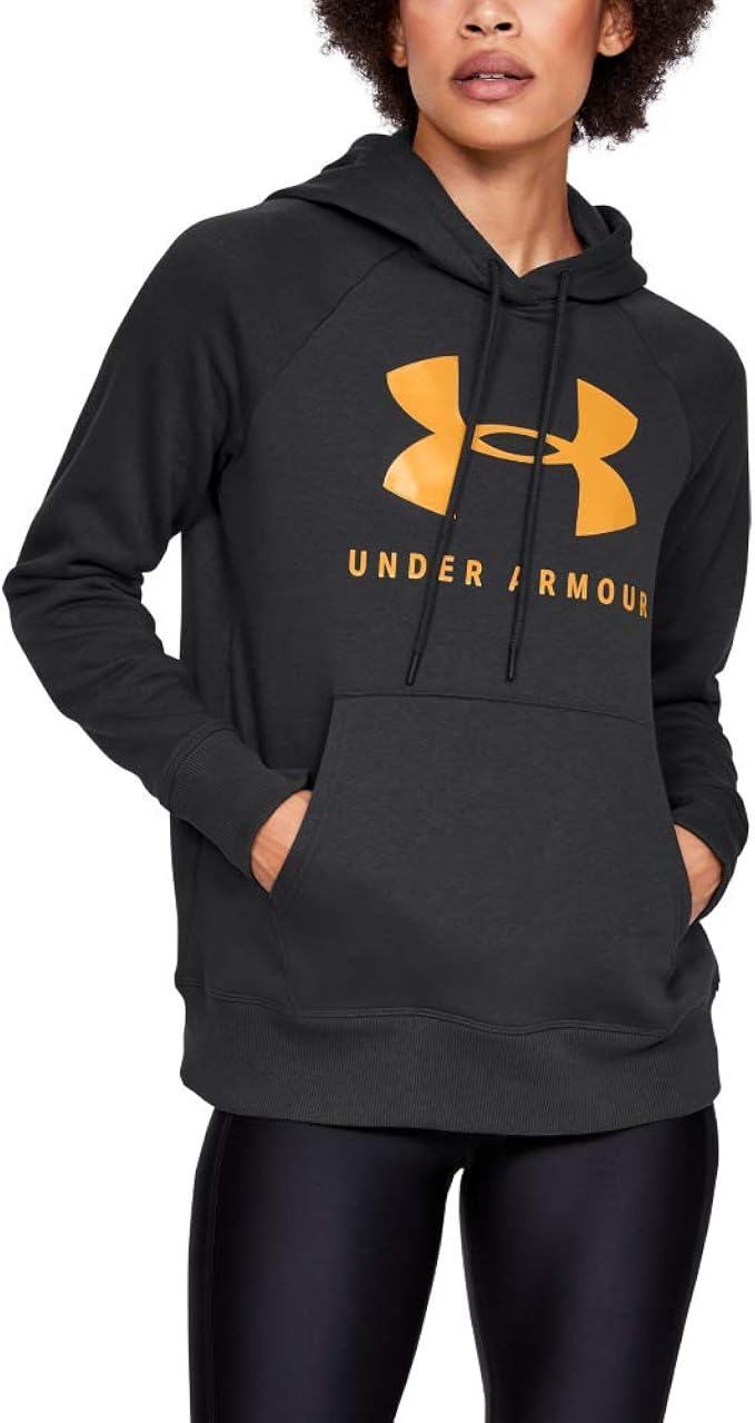 Under Armour Women's Rival Fleece Sportstyle Graphic Hoodie Amazon.co