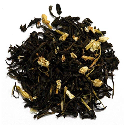 Yan Hou Tang Organic Jasmine Green Tea Loose Leaf - 100g Herbal Premium Chinese Leaves Naturally Flower Scented Tea for Antioxidants Stress Relieve