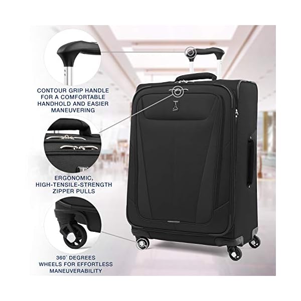 travelpro maxlite 5 softside expandable spinner wheel luggage