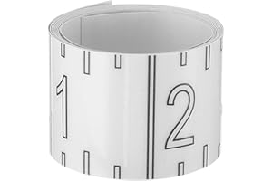 Fish Ruler Sticker 72inch Adhesive Ruler Tape Double Scale Fish Measuring Tape for Boats Kayak and Table Measuring Decals for