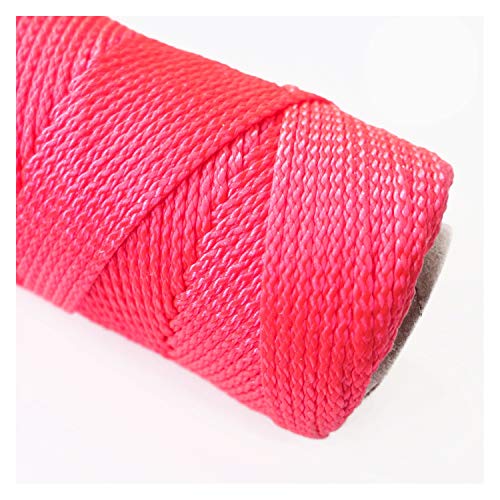 Utop Rope 100% Nylon Braided Mason Line | Heavy Duty Rosary String for Masonry, Construction, Home Improvement | General Purpose Twine String