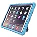 Apple iPad Air 2 Hideaway with Stand Light Blue Gumdrop Cases Silicone Rugged Shock Absorbing Protective Dual Layer Cover Case
