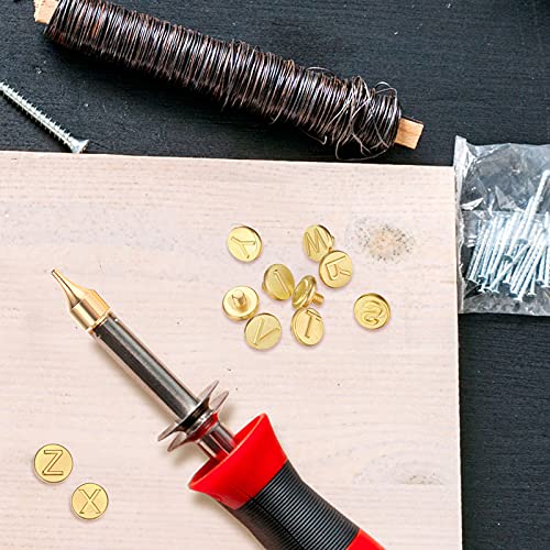28 Pieces Wood Burning Tip Letter Wood Burning Tool Uppercase Alphabet