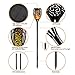 Tingyuan Solar Torch Lights Upgraded 96 LED 45 Tiki Torches Outdoor Waterproof Flame Torch Lights for Landscape Decorï¼ˆ2 PACKï¼‰